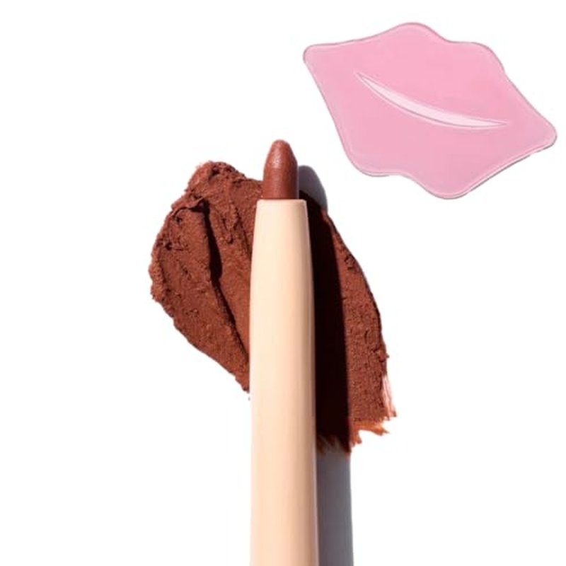 Glam Lux Beauty Bundle Beauty Creations Nude X Lip Liner Creamy Last All Day Flawless Application, Waterproof, Retractable Shaping & Sculpting, w/Collagen Lip Mask (Cant Handle, 1 Count)