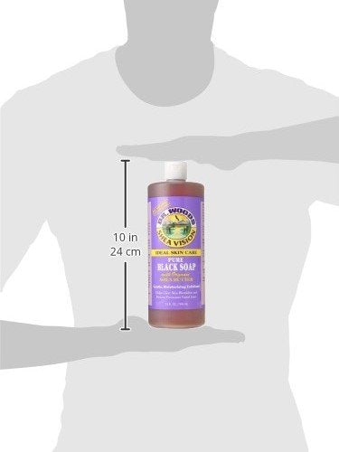 Dr. Woods Shea Vision Pure Black Soap with Organic Shea Butter, 32 Ounce (Packaging may vary)
