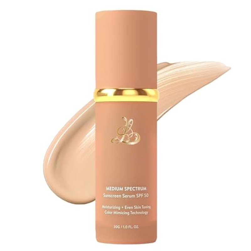 Match Cosmetics Foundation 4 In 1 - Hydrating Medium Concealer with SPF 50+ Inspired, Longwearing & Waterproof, Hydrating Color Changing Foundation Light Spectrum (Natural Color, 1)