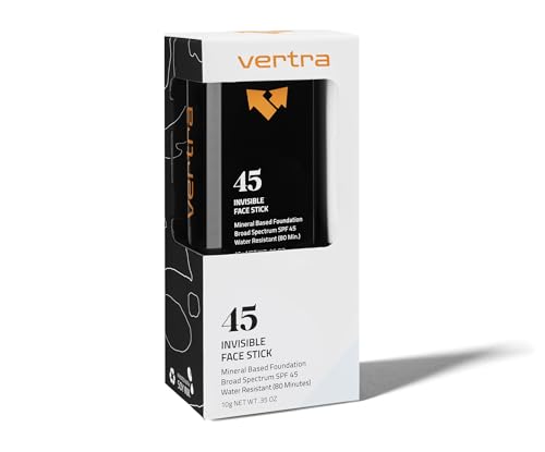 Vertra Invisible Face Stick SPF 45, Clear