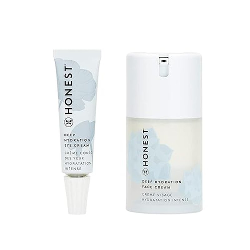 Honest Beauty Deep Hydration Face Cream for All Skin Types | Supports Natural Moisture Barrier | Shea Butter + Baobab Seed Oil | EWG Verified + Cruelty Free | 1.7 fl oz