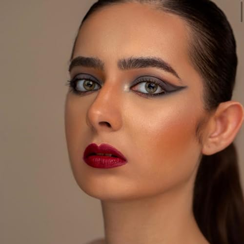 Bossy Cosmetics Matte, Long Lasting, Hydrating Vegan Lipstick with Vitamin E and Watermelon Seed Oil (Fierce - Dark Wine Color)