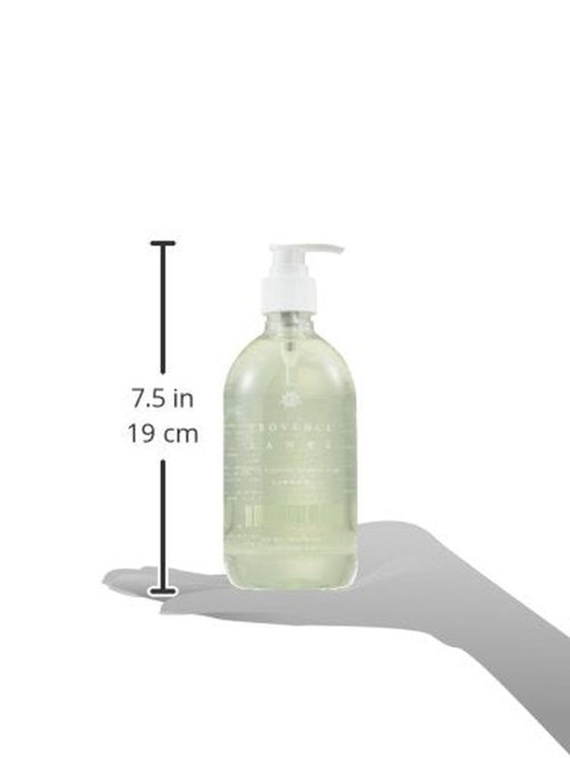 Provence Sante Natural Liquid Soap - Moisturizing Almond Oil Hand Soap with Fresh Linden Blossom Scent - Elegant Pump Dispenser for Kitchen & Bath (16.9 oz)