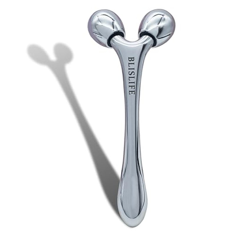 BLISLIFE Mini Roller Massager, Eliminate Eyes Puffiness,Dark Circle,Fade Wrinkles, Lift & Firm Skin Beauty & Skin Care Tool, Carrying Women's Facial Care Massager,Eye Roller