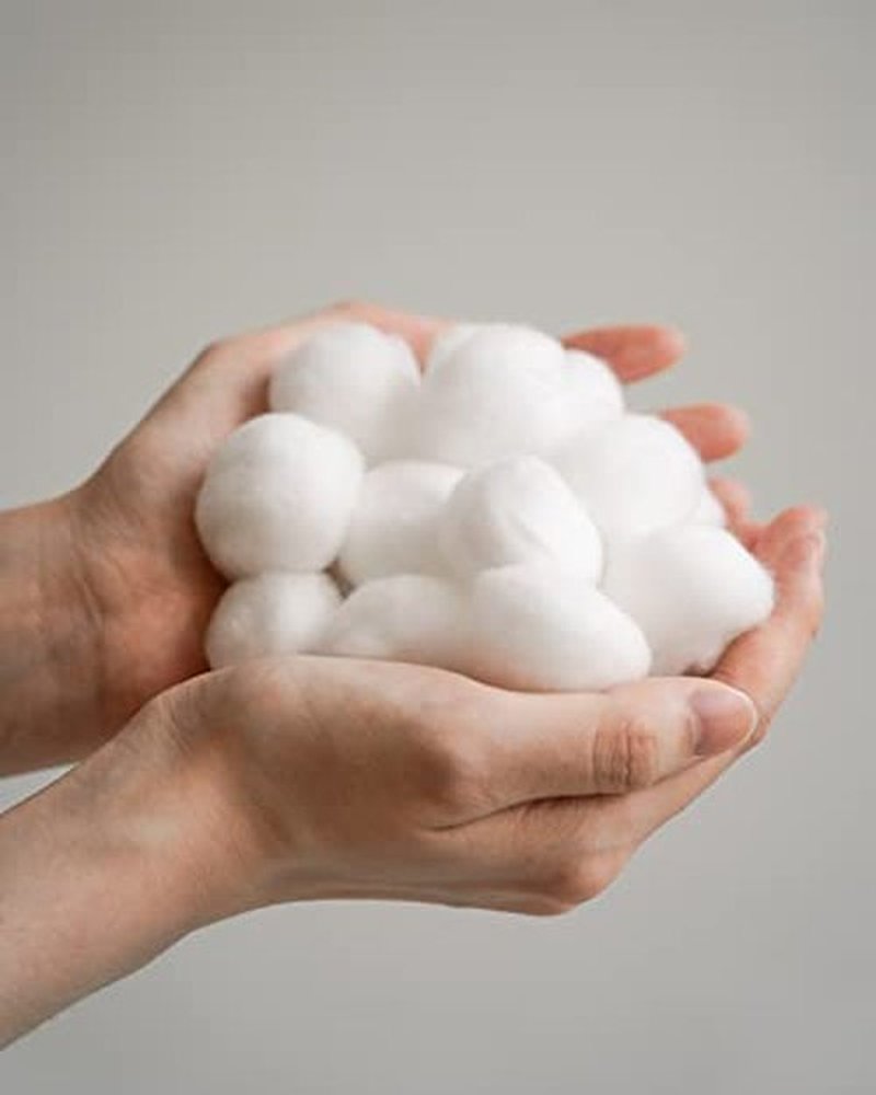 Organyc Organic Cotton Balls, 100 Count (Pack of 24)