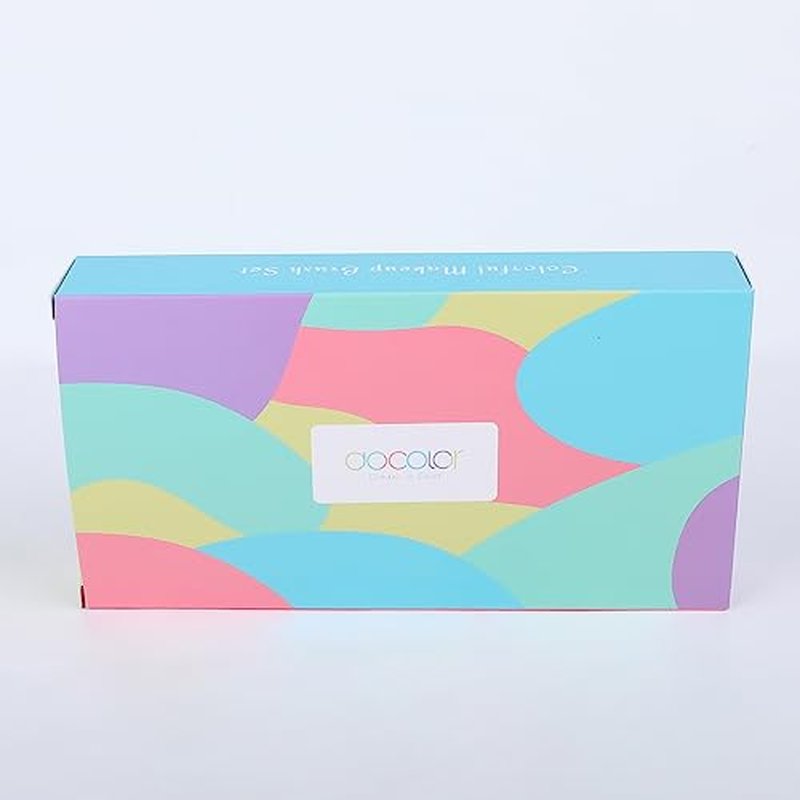 Docolor Makeup Brushes 16Pcs Makeup Brush Set with Makeup Bag Makeup Sponge & Brush Cleaning Pad Professional Face Powder Kabuki Foundation EyeShadow Concealers Brush Kit Gift Box Fantasy Series Ⅲ