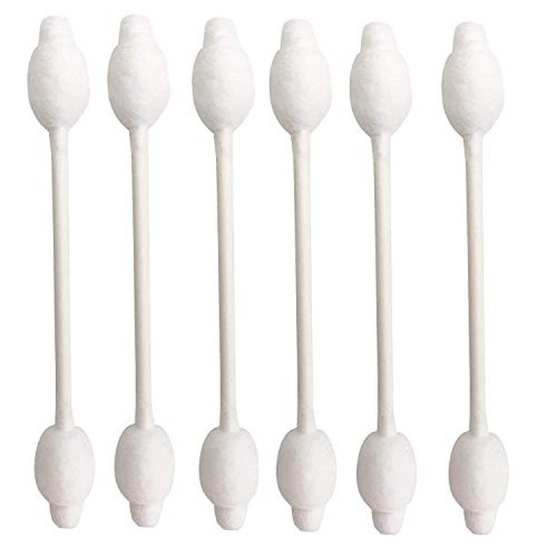 Baby Cotton Swabs, Organic Chlorine-Free Safety Swabs for Kids or Newborn Babies, 100% Biodegradable Gentle Baby Qtips, Cruelty-Free & Hypoallergenic Children Cotton Buds (4 packs of 55 ct. Total 220)