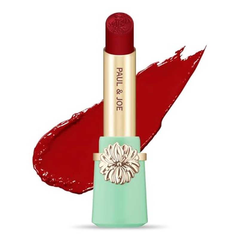 Paul & Joe Moisturizing Lipstick Refill Only, Case Sold Separately, Long Lasting Lipstick for Highly-Pigmented Lip Color, 18 My Little Secret - Sensual Dark Red Lip Stick, 0.10 oz