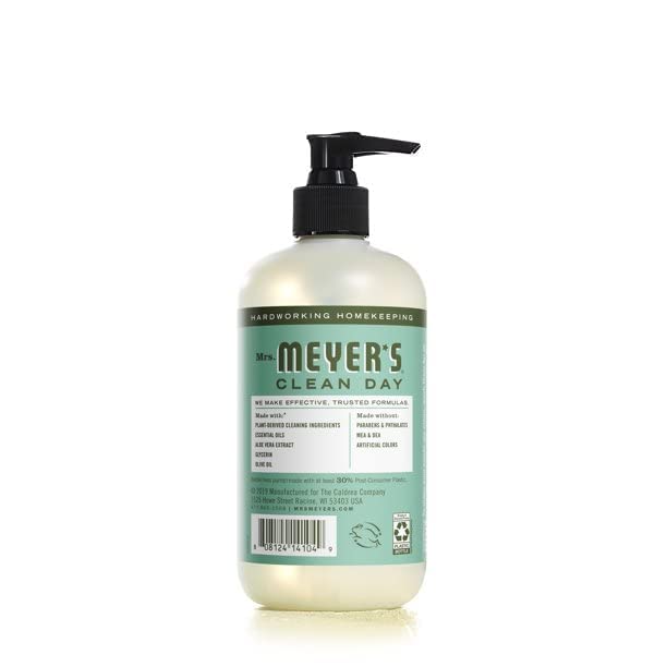 Mrs. Meyer's Clean Day Liquid Hand Soap - 3 Scent Variety Pack | Lemon Verbena, Lavender, Basil