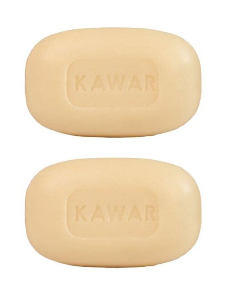 KAWAR Dead Sea Sulfur Soap with Olive Oil, Relief Skin Conditions Such as Acne, Psoriasis, Eczema & Blackheads, for Oily to Normal Skin, Vegan Soap Bar for Men & Women, 4.2 oz (Pack of 2)