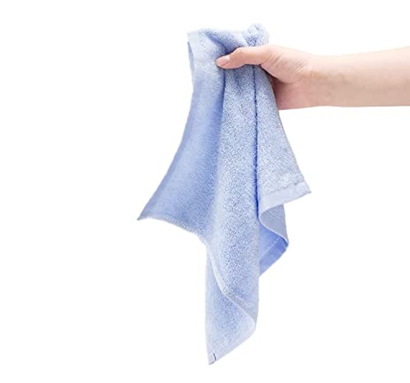 SUMMERMIA Washcloths 12 Pack 13"x13"- Extra Absorbent, Soft Multipurpose Wash Clothes and Face Towel (Blue)