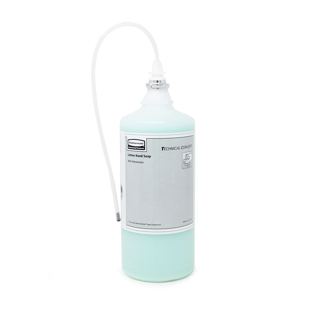 Rubbermaid FG4013111, Oneshot Liquid Hand Soap 800ml Lotion Soap with Moisturizer Refill - Lot of 4