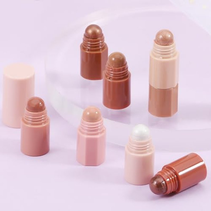 Boobeen Cream Eyeshadow Stick Set, Highly Pigmented Eyeshadow Pencil Long Lasting, Eye Highlighter Pen For Eyes, Matte And Shimmer Finish