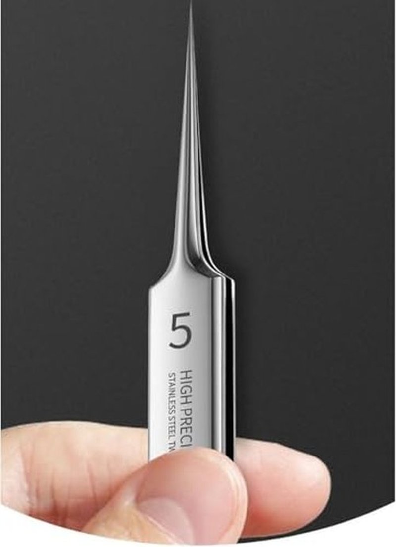 Usiveinborn Blackhead Remover,Usiveinborn Tweezers,Professional Facial Blackhead Remover Tweezers,Usiveinborn Professional Stainless Steel Facial Blackhead Remover Tweezers (3-Piece Set, 1set)