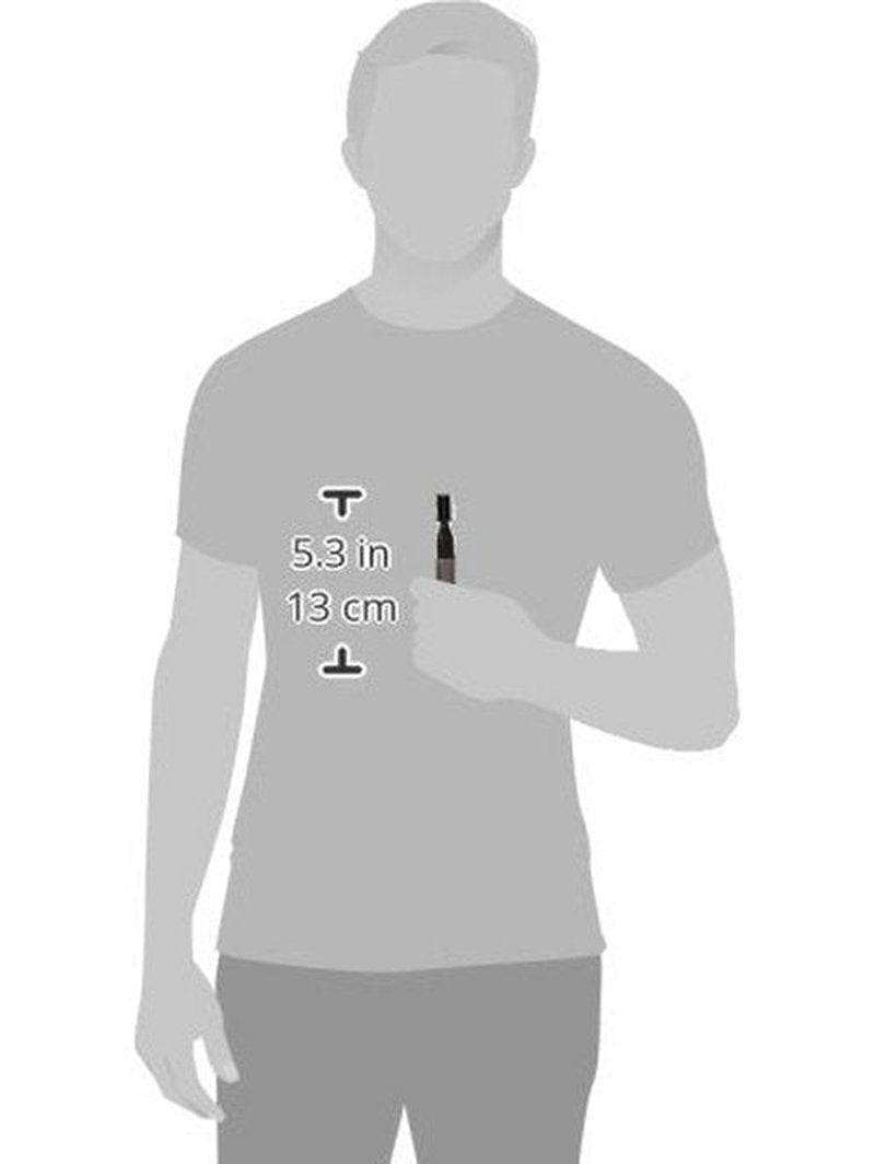 WAHL Micro Groomsman Battery Personal Trimmer for Hygienic Grooming with Rinseable, Interchangeable Heads for Eyebrows, Neckline, Nose, Ears, & Other Detailing - 05640-600 (Pack of 2)
