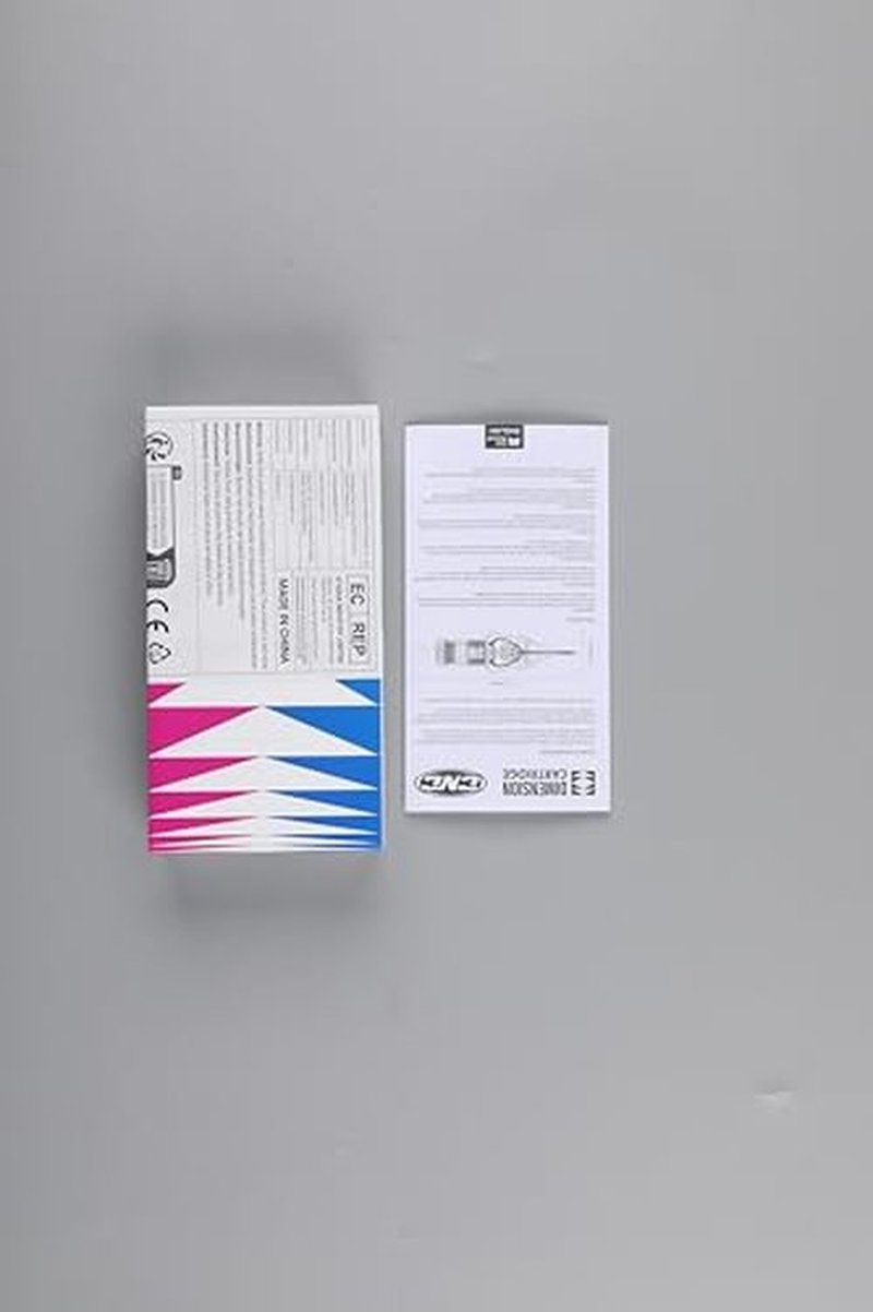 Tattoo Cartridge Needles 20Pcs #12(3RS) Standard 0.35mm Round Shader M-Taper Disposable Cartridges with Membrane EN04C-20-1203RS-M