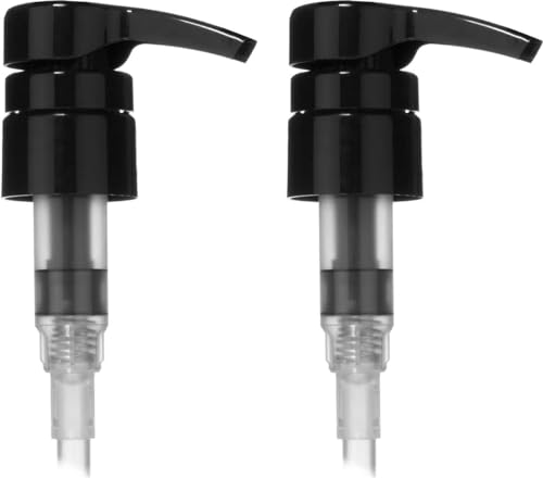 Bar5F Pump for 33.8-Oz Shampoo and Conditioner Liter Bottles (1" inch Bottle Neck 28/410) 2-Pack