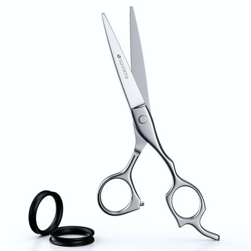 Suvorna 6.5" Hair Cutting Scissors for Professional, Barber & Hairdresser - Extremely Sharp Hair Shears for Cutting, Trimming, Grooming, Precision - Right Hand Hair Scissors for Men, Women, Adults.