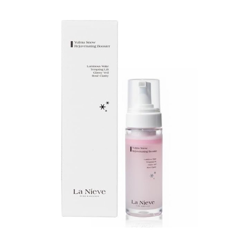 Yulmu Snow Rejuvenating Booster - Hydrating Foam Serum with Yulmu Seed Water & 5-Oil Blend | 5.07 fl oz