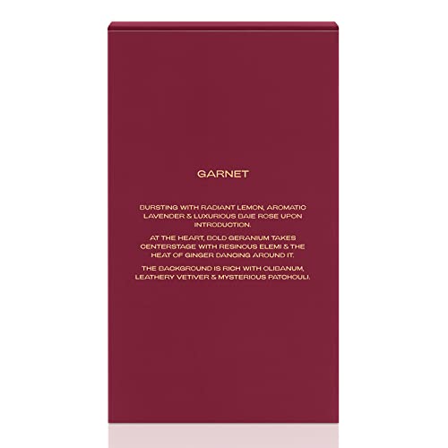 ROYALTY BY MALUMA Garnet from - Perfume for Men - Energetic and Daring Scent - Opens with Notes of Lavender and Pink Pepper - Perfect for Date Night or Evening Out - 1 oz EDP Spray