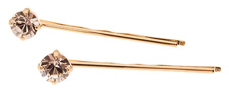 Sapphire Silver L. Erickson Little Gem Bobby Pins - Stylish Hair Accessories