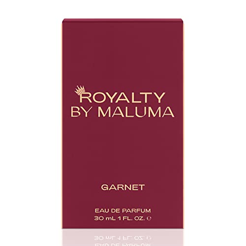 ROYALTY BY MALUMA Garnet from - Perfume for Men - Energetic and Daring Scent - Opens with Notes of Lavender and Pink Pepper - Perfect for Date Night or Evening Out - 1 oz EDP Spray