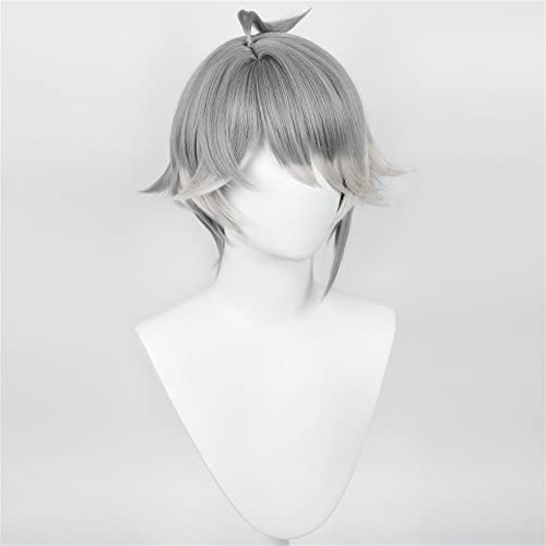 Mystylecos Game Genshin Impact Klee Cosplay Wig Anime Gold Braids Double Ponytail Bangs Wig