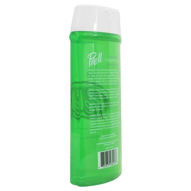 Prell Shampoo, Classic Clean 13.5 Fluid Ounce, 5 Count.