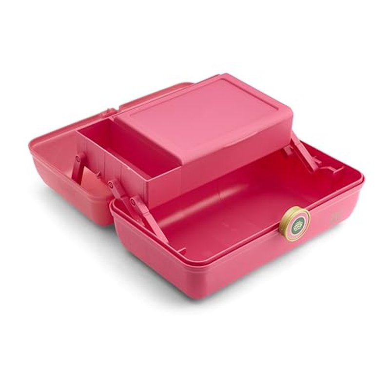 Caboodles Women's On-The-Go Girl Cosmetic Case, Wicked Glinda-Pink Over Pink Sparkle