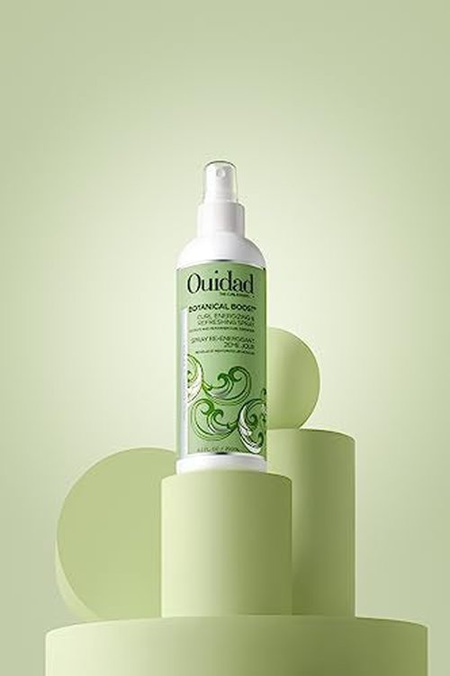 Ouidad Botanical Boost Curl Energizing & Refreshing Hair Spray, 8.5 fl oz, Curl Spray for Lasting Definition, No-Residue Hair Spray for Curly Hair, Adds Weightless Moisture, All Curl Types
