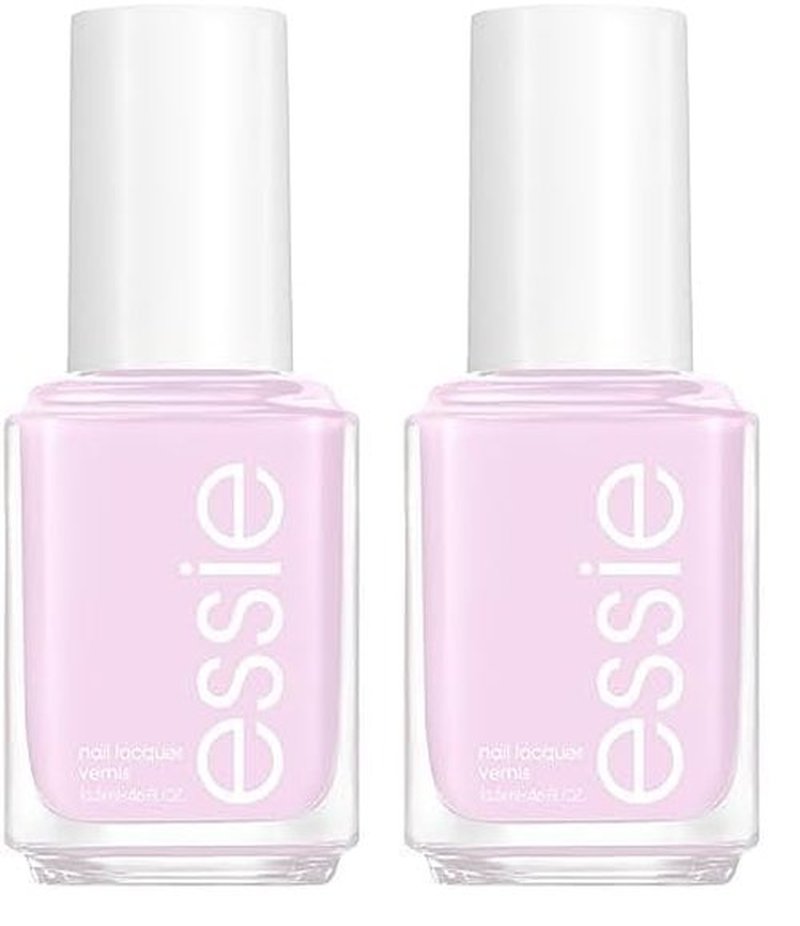 essie Salon-Quality Nail Polish, 8-Free Vegan, Soft Purple, Go Ginza, 0.46 fl oz (Pack of 2)