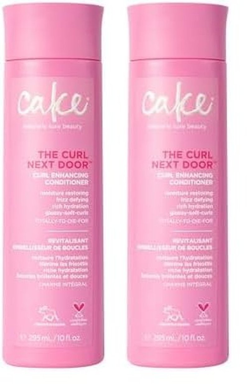 Cake Beauty The Curl Next Door Curl Enhancing Conditioner, 10 Ounce (Pack of 2)