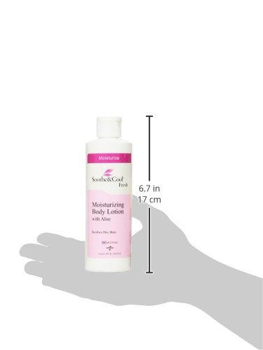Medline Remedy Essentials Hydrating Body Lotion - 8 oz, 12 Count, Fresh Scent, Non-Greasy, Hypoallergenic for Dry Skin