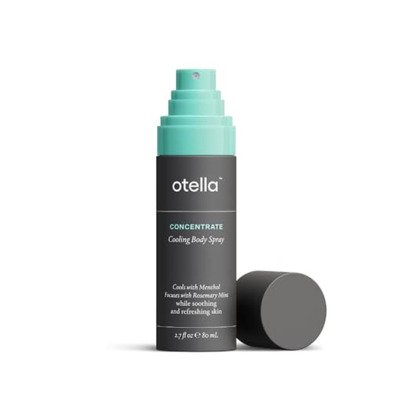 Otella Cooling Body Spray with Menthol and Aromatherapy Rosemary Mint Scent to help you Concentrate, 2.7 oz. | Anytime Immediate Heat Relief | TSA Approved | Gluten Free | Vegan | Paraben Free