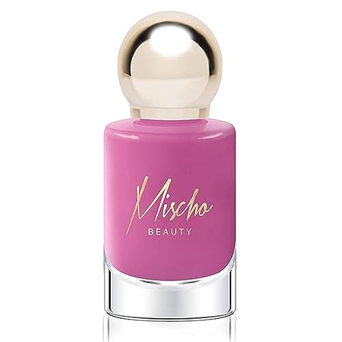 mischo – Cherry Red Nail Polish, Good Kisser – Summer Nail Polish Colors, Chip Resistant Gel-Like Vegan Nail Polish For Fingernails & Toenails, 10 Free & Animal Cruelty Free, 0.37 fl oz (Pack of 1)