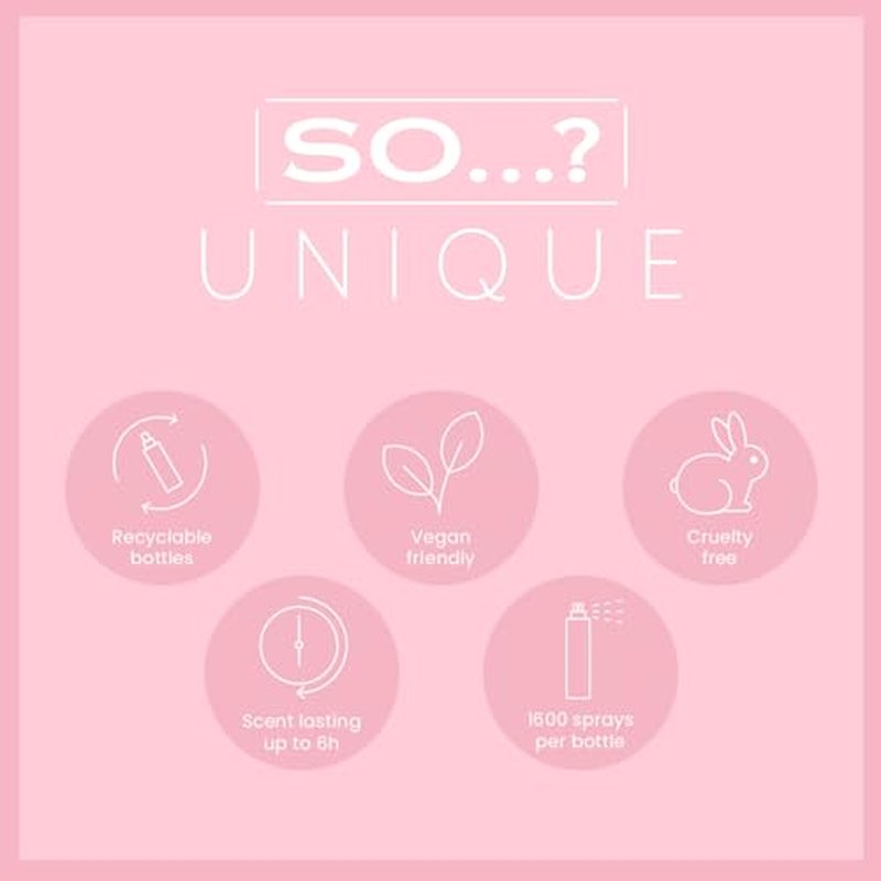 So…?… Unique Coral Daisy Body Mist - Perfume for Women - Gourmand Fruity Vanilla Perfume - Gifts for Women - Body Spray for Women - 5.1 oz