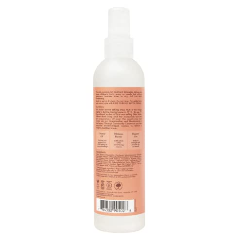 HAIR DETANGLER SPRAY FOR KIDS: Formulated with certified organic coconut oil and shea butter, this detangling spray is the perfect solution for managing your child’s wild, unruly hair.