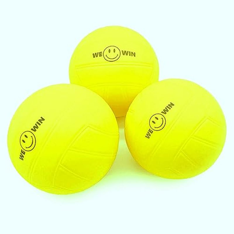 Aolowewin Glow in The Dark Spike Replacement Balls, Roundnet Game Balls - Play at Night, Light Up for 20~30 Minutes (3X Glow Balls)