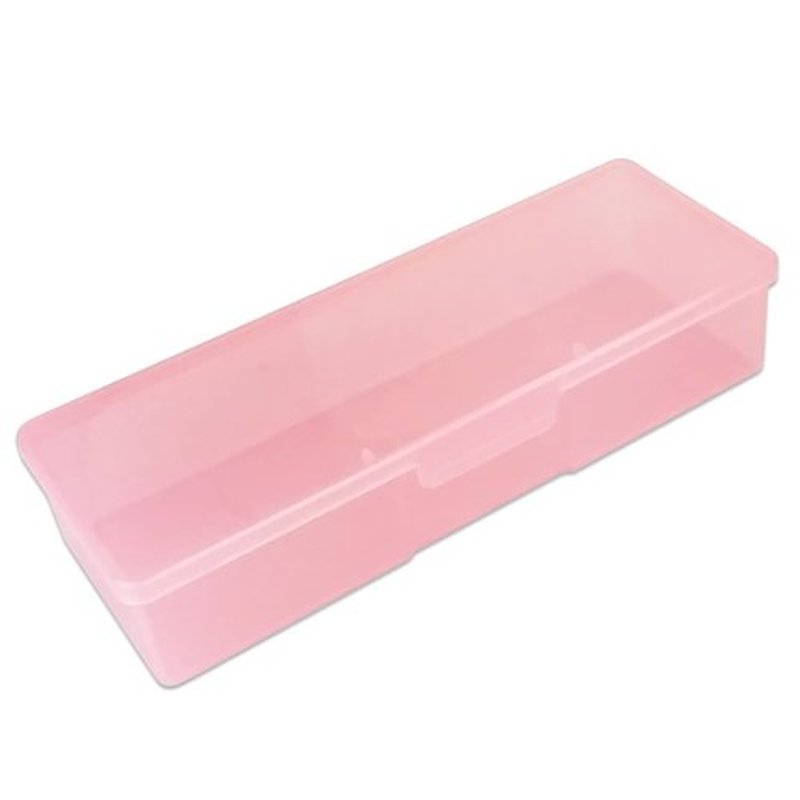 Beauticom Personal Box Storage Case for Professional Manicurist Nails Pedicure (Large Size) (4 Pieces, PINK)