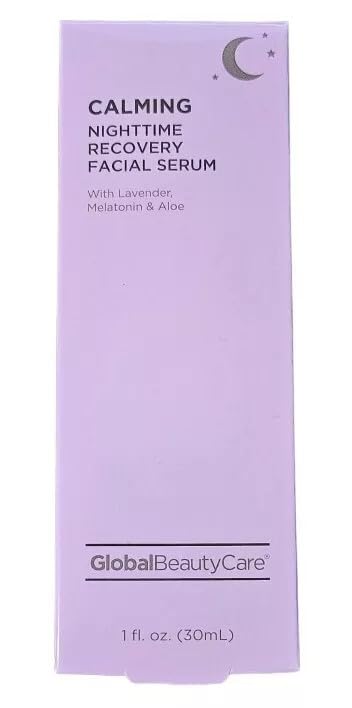 Calming Nighttime Recovery Facial Serum - Hydrating Anti-Aging Formula for Glowing Skin