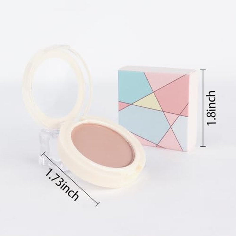 HHLTOH Eyeshadow Single Matte, High-Pigment Monochrome Eye Shadow Pressed Powder, Everyday Velvety Silky Eye Makeup Looks, Professional Long-Lasting Waterproof Single Eyeshadow Palette, Nude 01