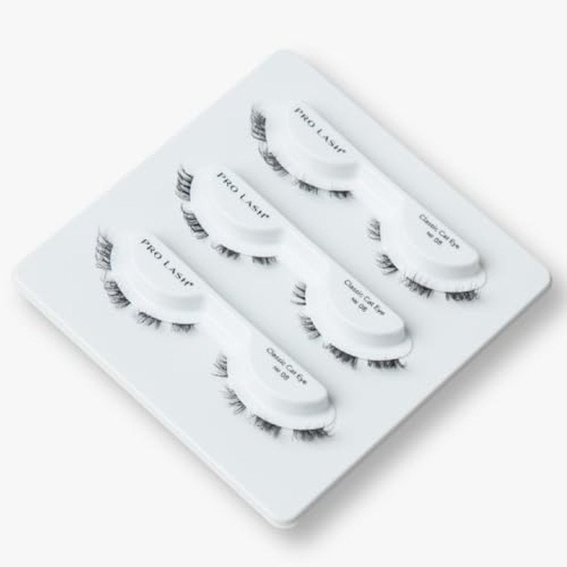 Pro Lash | Professionally Styled Lashes at Home | Easy Application Professional Quality | Waterproof | Lasts up to 10 Days with ProLock Adhesive System | 3 Sets - Classic Cat Eye No. 8