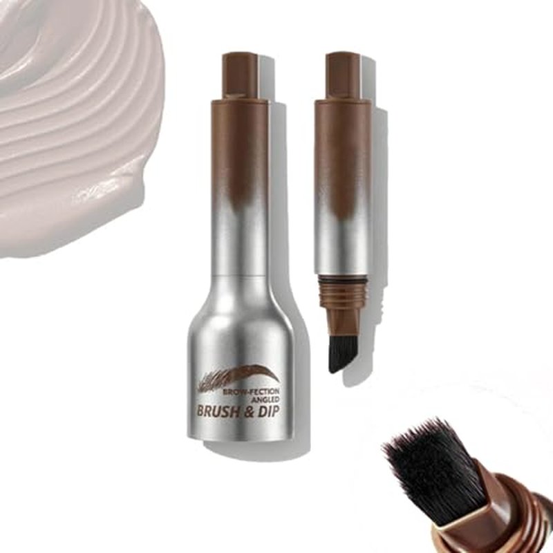 Liftique Brow Brush, Liftique Eyebrow Brush, Liftique - Instant Brow Brush, Brow Fection Angled Brush & Dip (AUBURN)