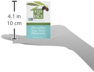 Kiss My Face Soap Bar Olive & Aloe with sea Salt 8 Ounce (235ml) (6 Pack)