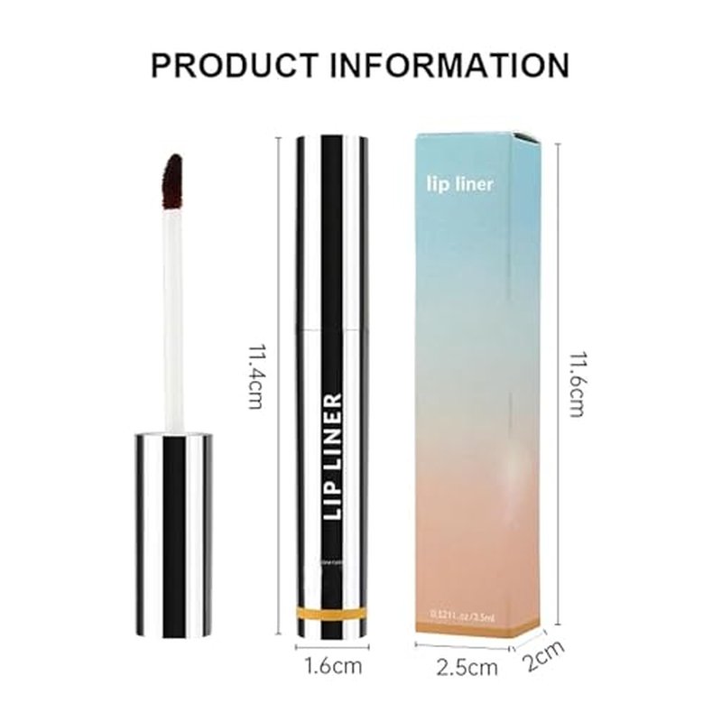 Rhycoma Veldoro Peelix Peel off Lip Liner, Veldoro Lip Liner Stain Peel off, Qorva Peel off Lip Liner Stain, Veldoro Lip Stain for Women, Matte Surface Waterproof (Mix, One Size)