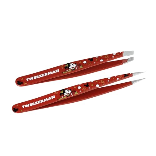 Tweezerman Magic All Around Petite Point and Slant Set - Eyebrow for Women and Men Set