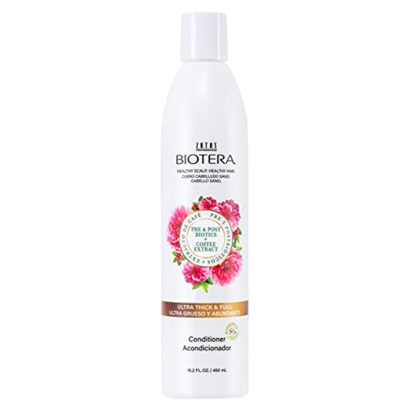 Biotera Ultra Thick & Full Volumizing Conditioner | Increases Volume to Fine, Limp Hair | Microbiome Friendly | Vegan & Cruelty Free | Paraben Free | Color-Safe | 15.2 Fl Oz