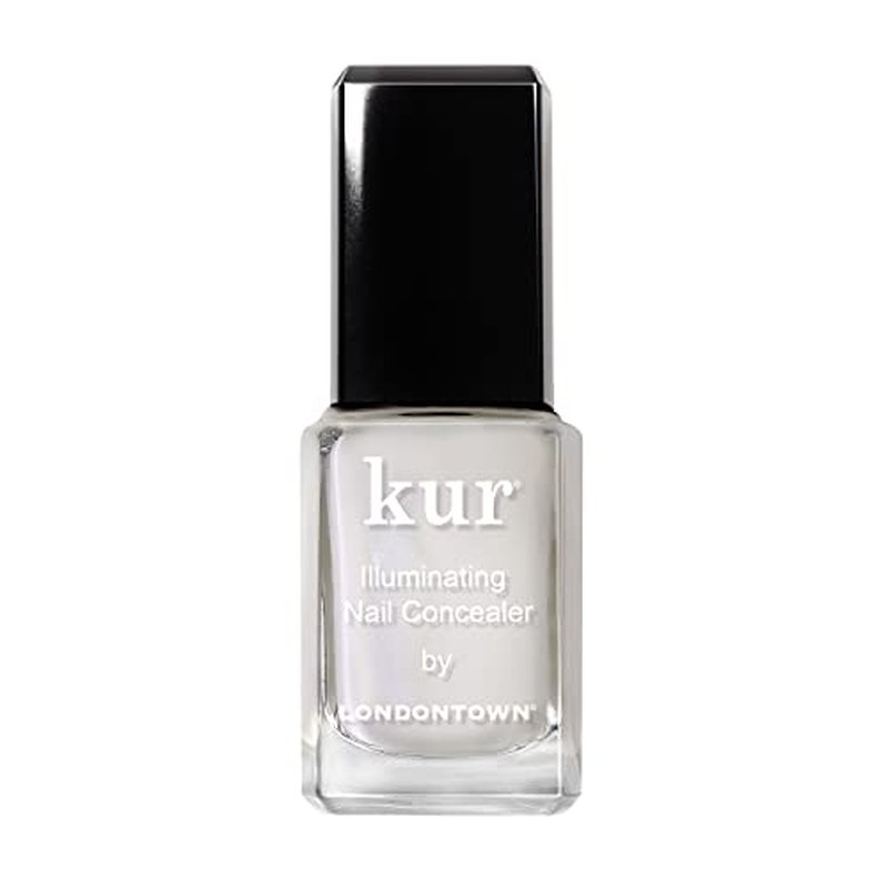 LONDONTOWN kur Original Illuminating Nail Concealer, Vegan, Cruelty Free, Gluten Free, Paraben Free, Long Lasting Brightening Nail Polish Care for All, Milky White, 0.40 Fl Oz