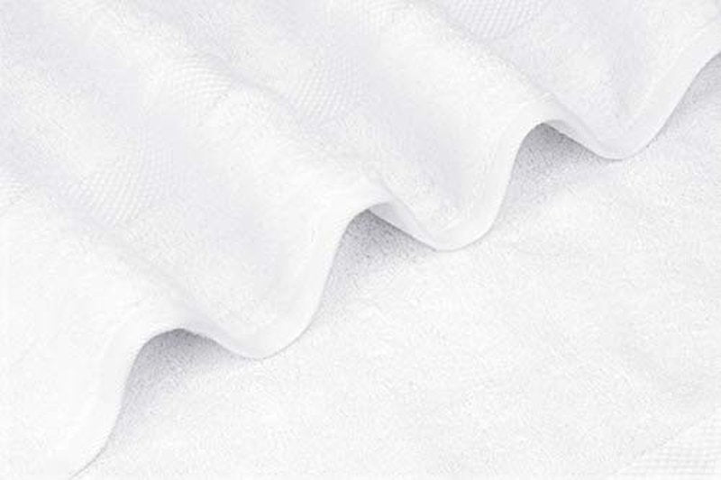 White Classic Luxury Cotton Washcloths - Large Hotel Spa Bathroom Face Towel | 12 Pack | (6-Grey/6-White)
