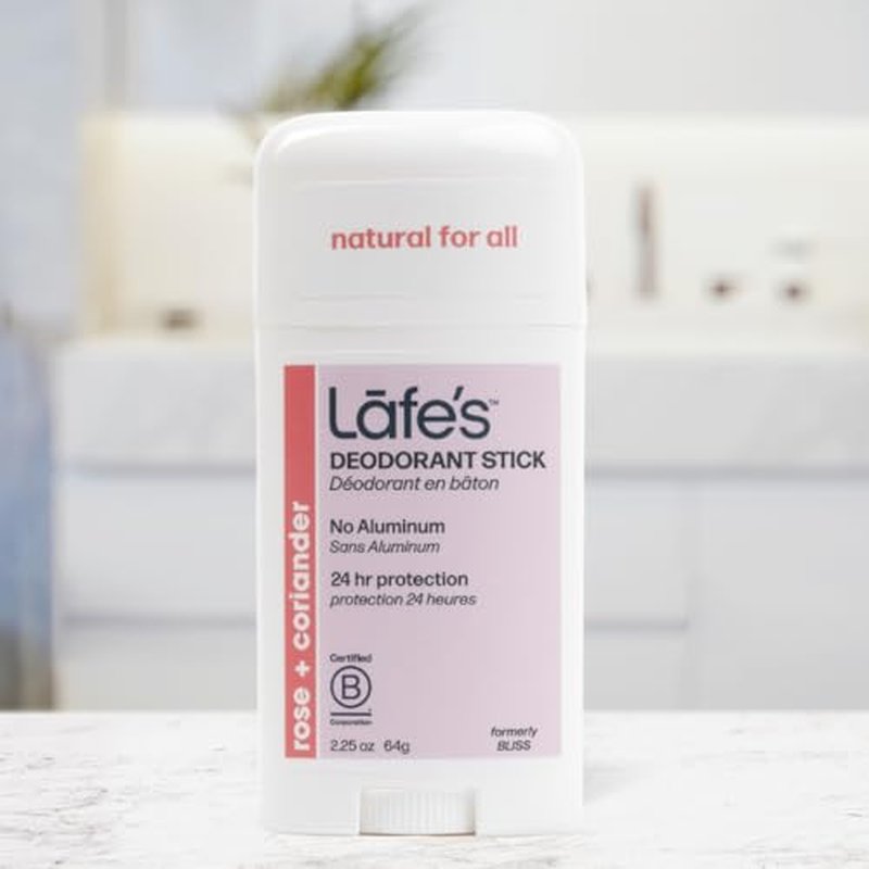 Lafe's Natural Deodorant | 2.25oz Aluminum Free Natural Deodorant Stick for Women & Men | Paraben Free & Baking Soda Free with 24-Hour Protection (Bliss/Extra Strength, 2.25 Ounce (3-Pack))